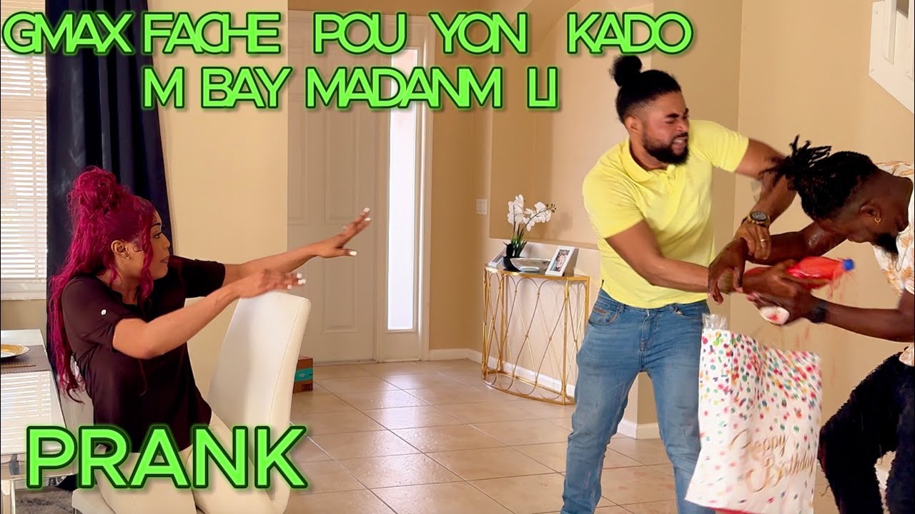 GMAX MANKE TOUYEM POU TET MW BAY MADANM LI KADO ​⁠Prank @gmaxmoney @kiraandre @KokLetanChofi