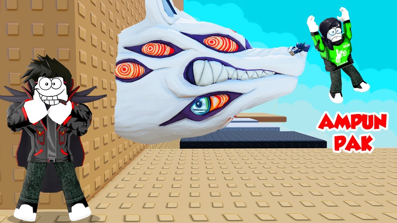 AKU ISENGIN ODO DAN BOCIL DENGAN KEKUATAN ANIME OP DI ANIME SLAP TOWER ROBLOX!!!