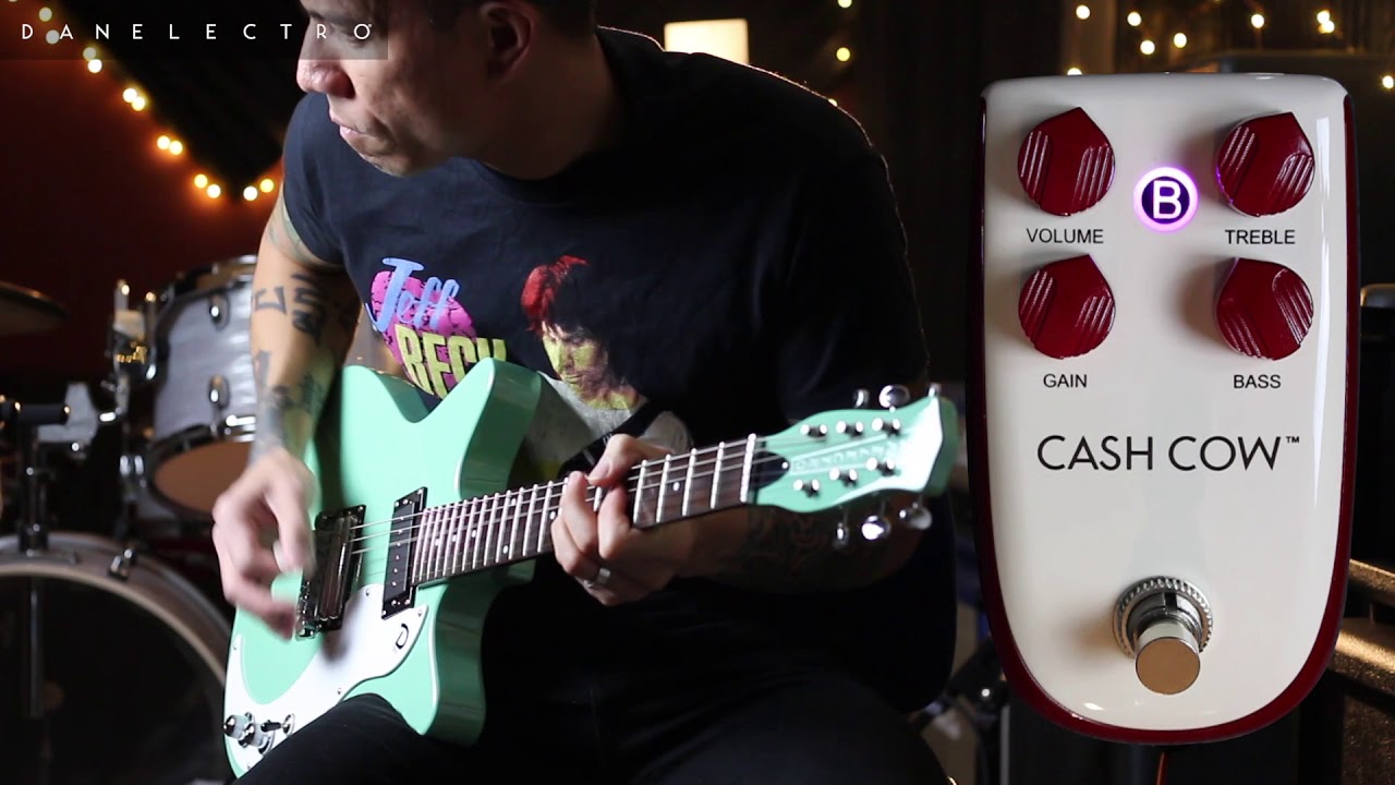 Danelectro Billionaire Cash Cow Overdrive pedal - demo by RJ Ronquillo
