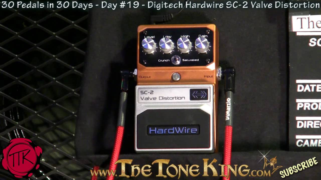 Обзор демо-версии Digitech Hardwire SC-2 Valve Distortion — 30 Pedals Day #19, Зима NAMM 2011 '11...