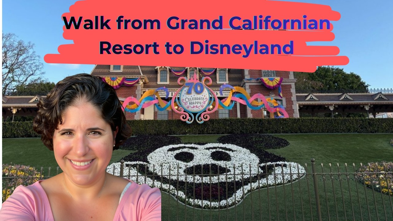 Walking from Grand Californian to Disneyland