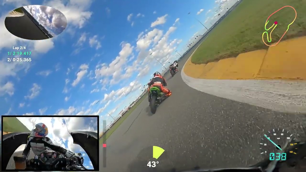 Draft is king! Great little bike battles, Daytona International Speedway, 500 Supersport