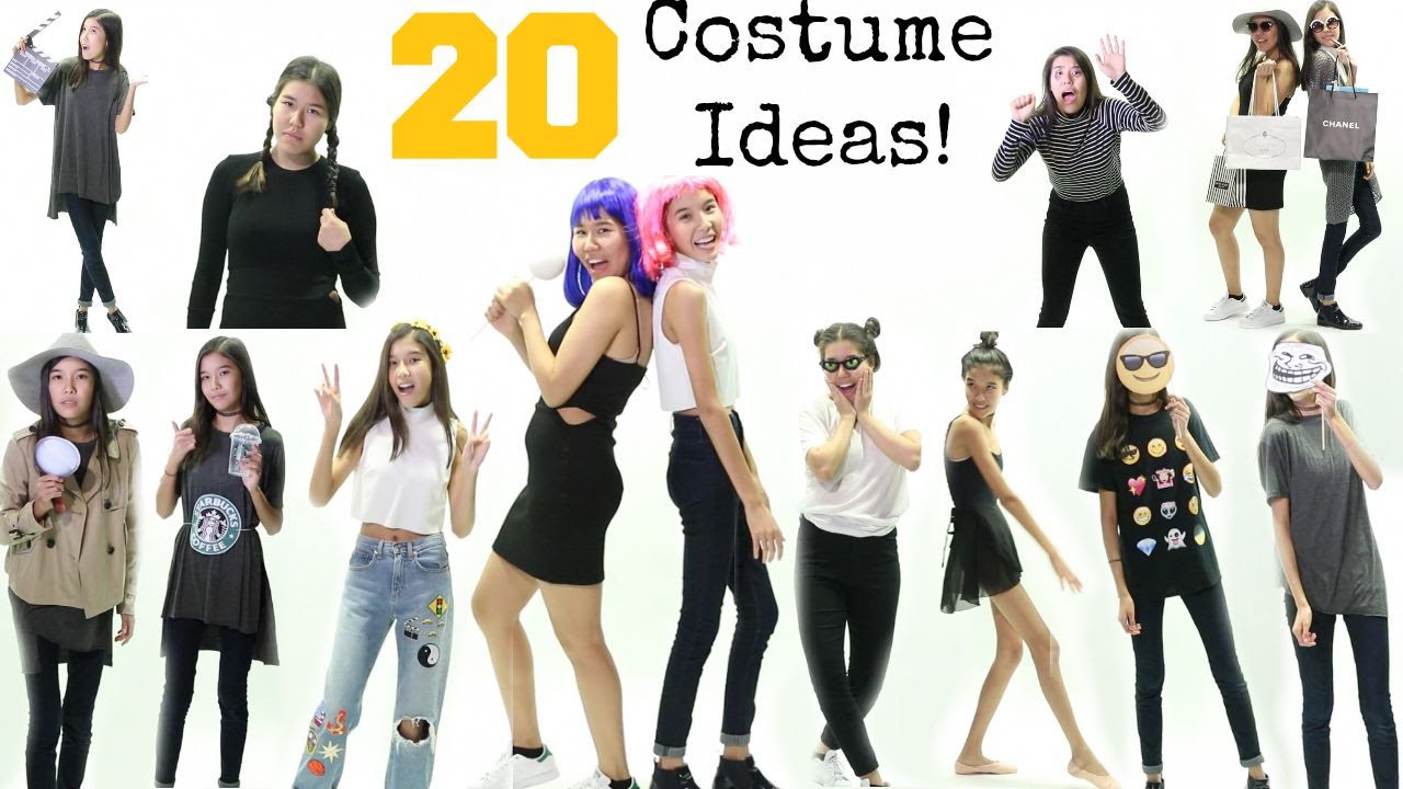 20+ EASY Last Minute HALLOWEEN Costume Ideas 2015