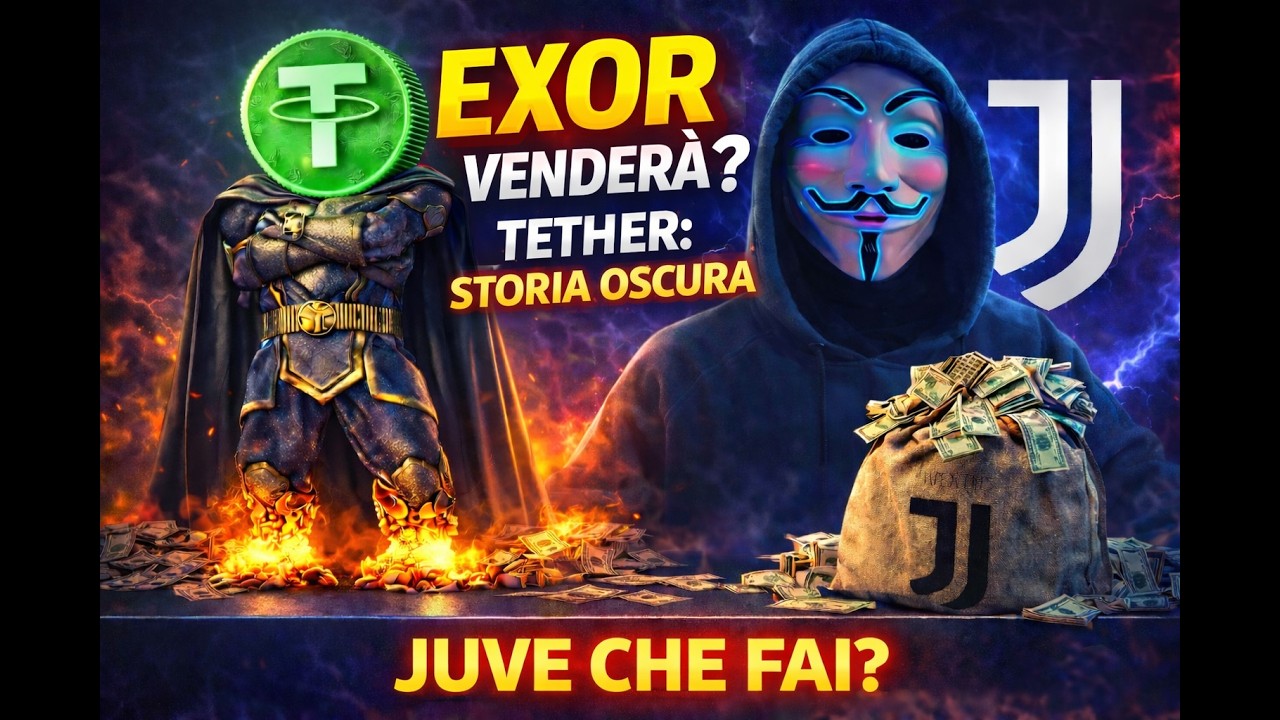 JUVENTUS, arriva TETHER? Storia OSCURA , EXOR e il rischio nascosto!