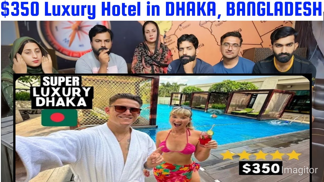 $350 Luxury Hotel in DHAKA, BANGLADESH 🇧🇩 (our first experience)