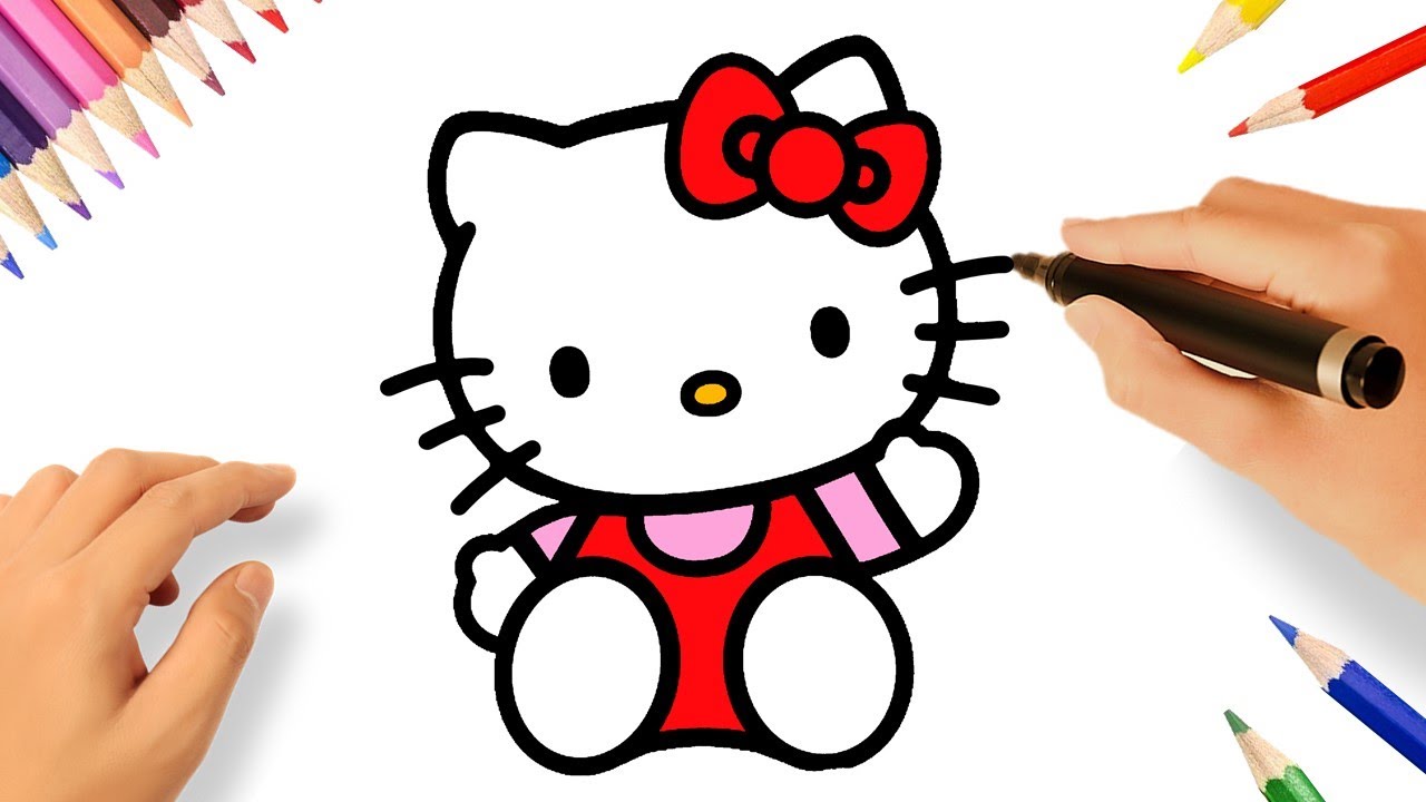 COMMENT DESSINER HELLO KITTY 🎀😺