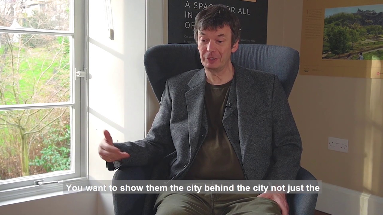 Ian Rankin and Alan Cumming Talk West Princes Street Gardens