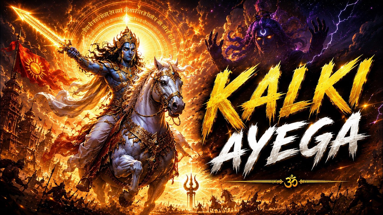KALKI AYEGA (Full Video) | The End of Kalyug is Here | Powerful Mythological Rap ##KalkiAyega