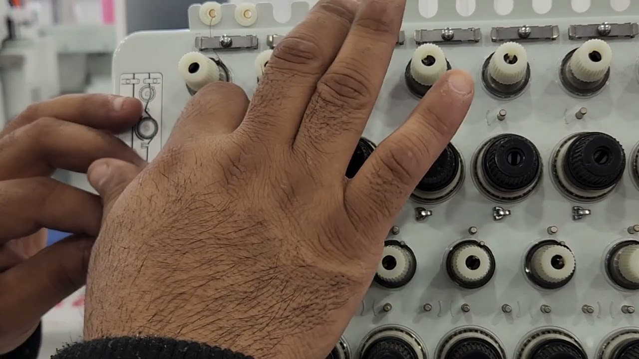 Como poner el hilo en happyjapan HCD3, HCD3E y HCR3