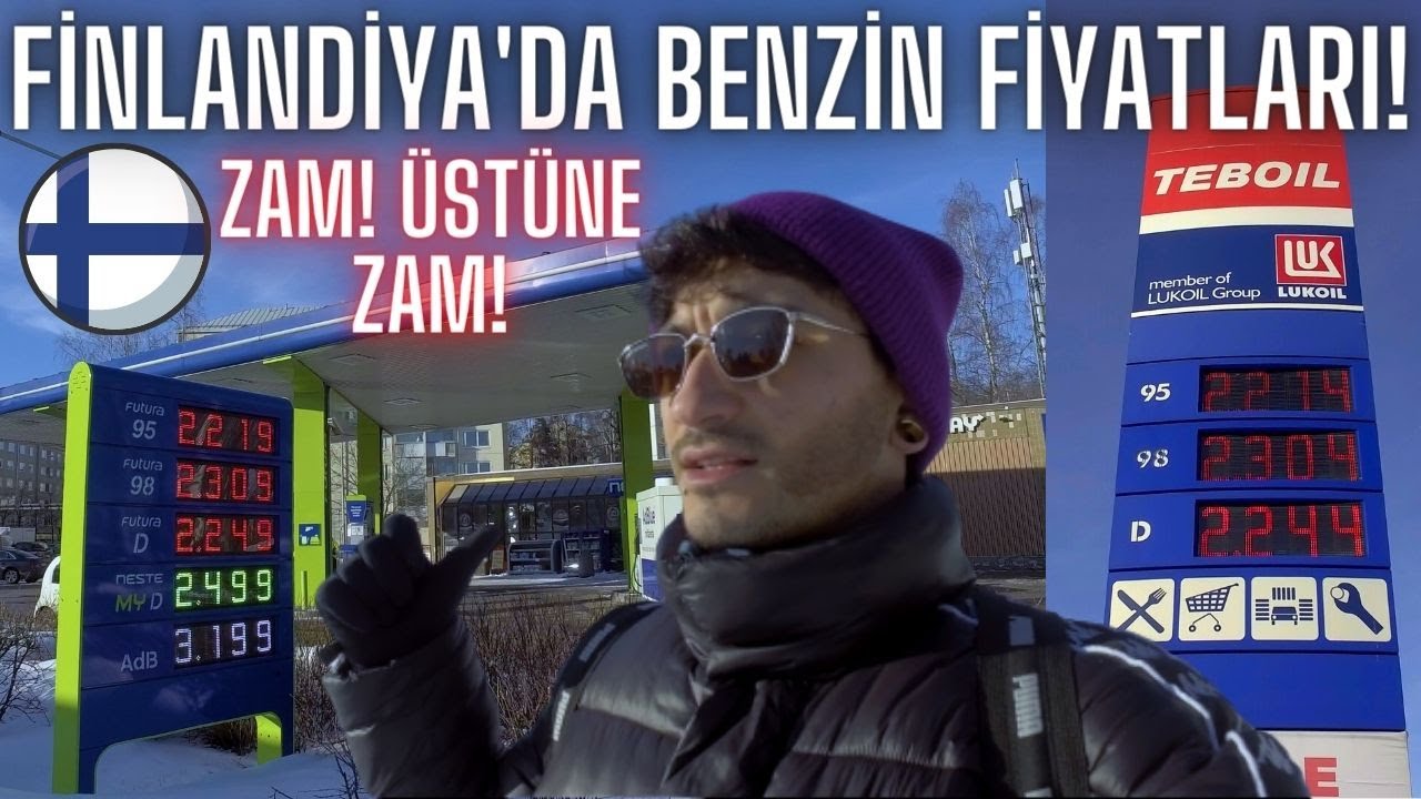 Finlandiya'da BENZİN Fiyatları! GÜNCEL 9.3.2022 | Enflasyon VE Zamlar Avrupayıda Vurdu!