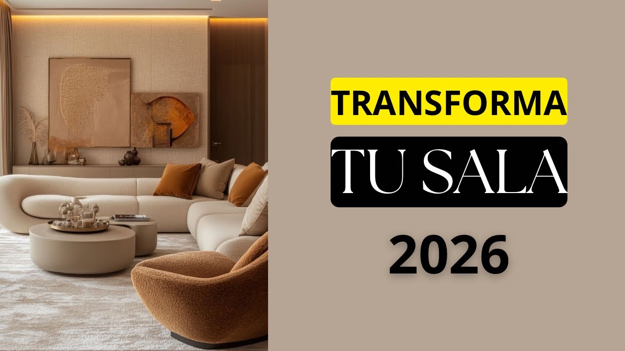✨DECORACIÓN y CAMBIOS para TU SALA en 2026 
