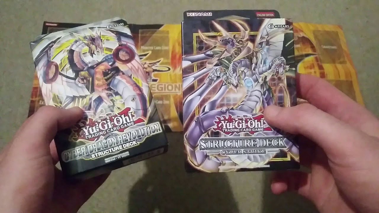 Yu-Gi-Oh Old Vs New Cyber Dragon Structure Decks