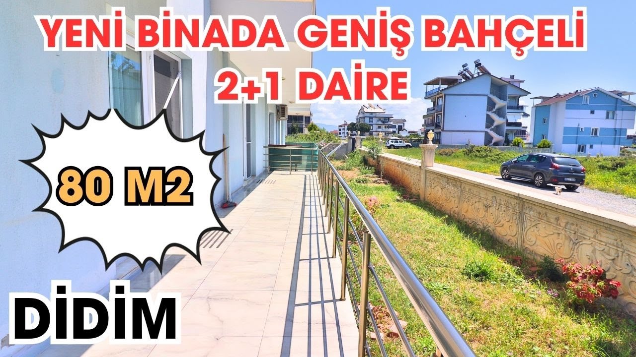 DİDİMDE SATILIK GENİŞ BAHÇELİ 2+1 DAİRE #youtube #viralvideo #trending #popular