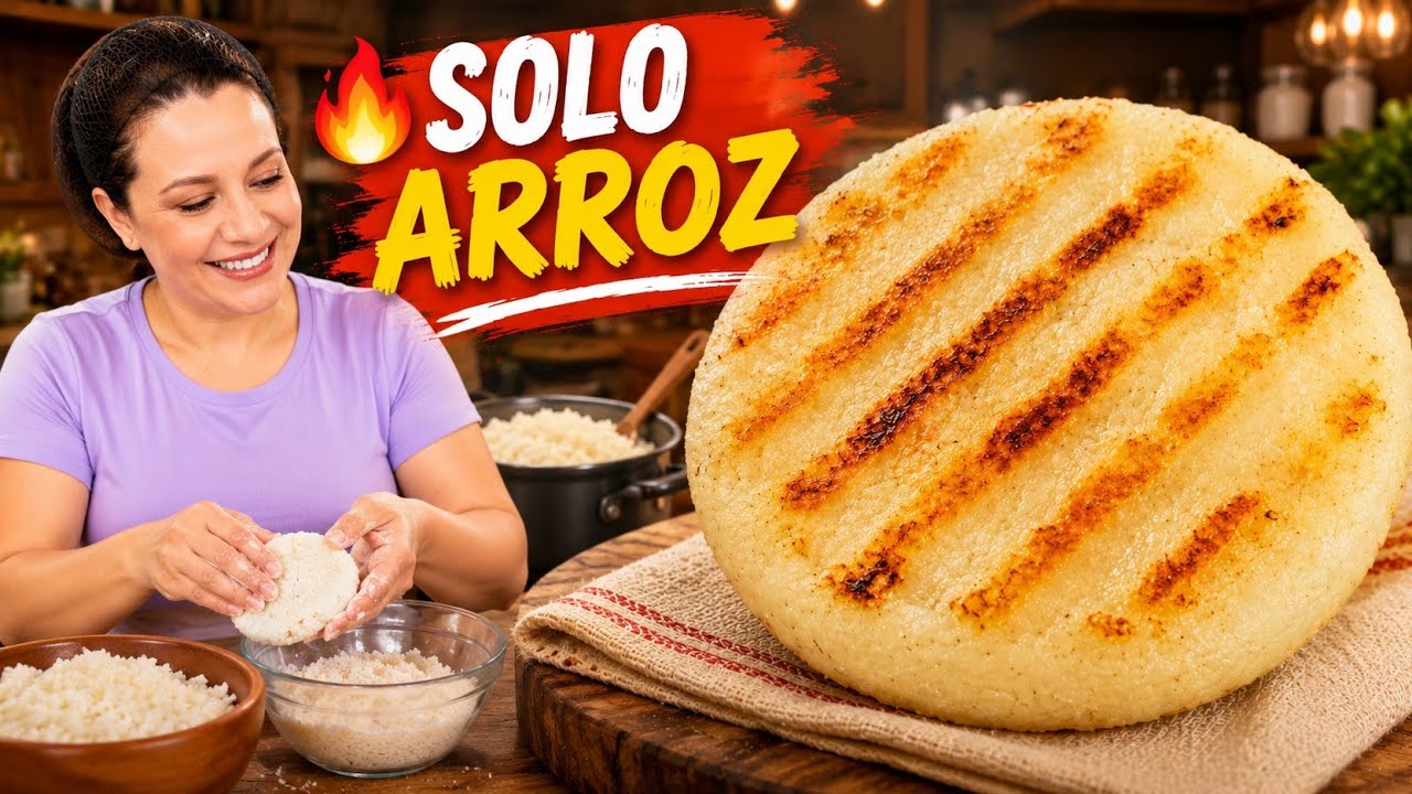 🔴 Cómo Hacer Arepas de Arroz para VENDER – Receta Económica y Perfecta para Emprender Desde Casa 🍚💰