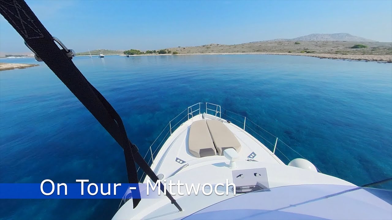 Bavaria E40 Fly | Kroatien Törn | Kameni Zakan - Vela Proversa – Luka auf Dugi Otok