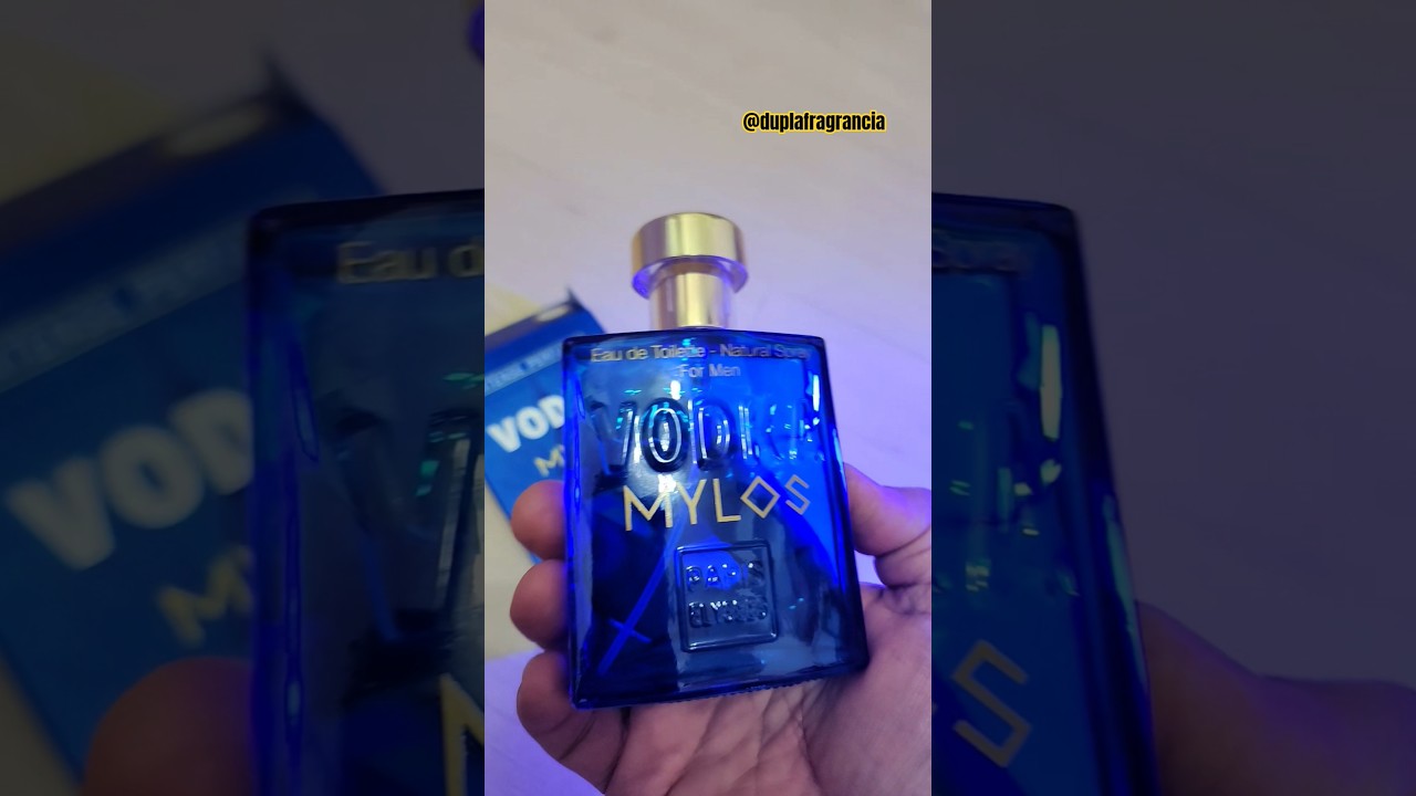 VODKA MYLOS 😎💙 PERFUME QUE CONQUISTA F&Aacute;CIL! #pariselysees #vodkamylos #perfumes