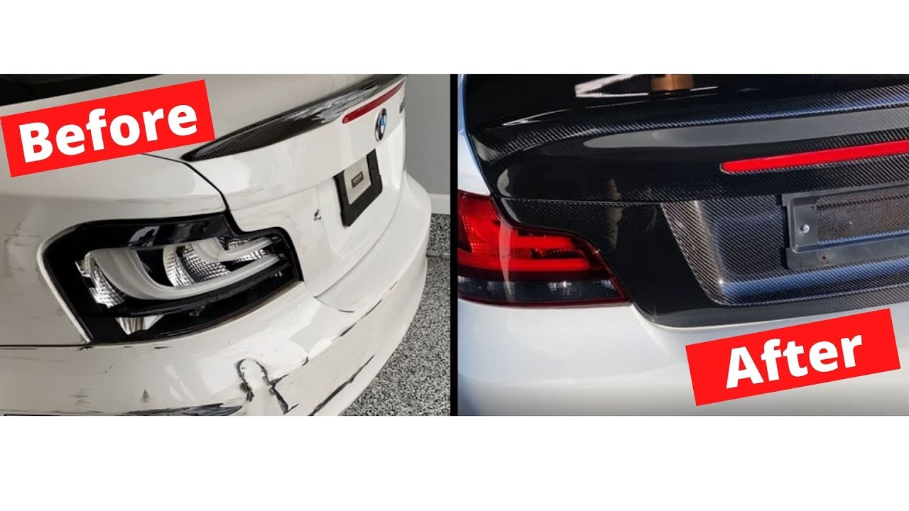 BMW 135i - Trunk, Rear Bumper, and Taillight Replacement