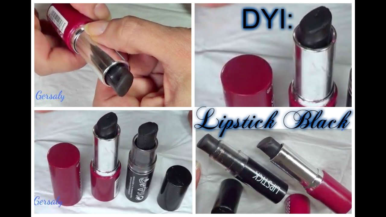 DYI: LIPSTICK  Black -effetto velato- Gersaly
