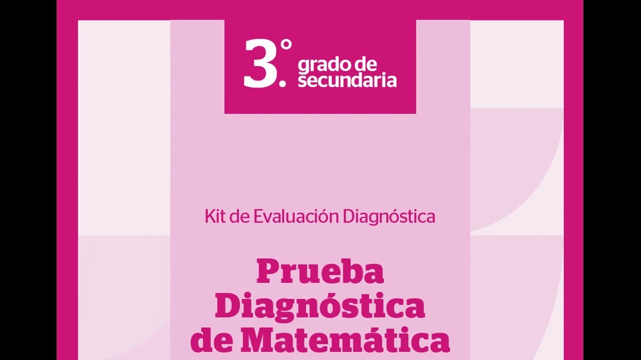 3RO DE SECUNDARIA - PRUEBA DIAGNOSTICO DE MATEMATICA - RETROALIMENTACION
