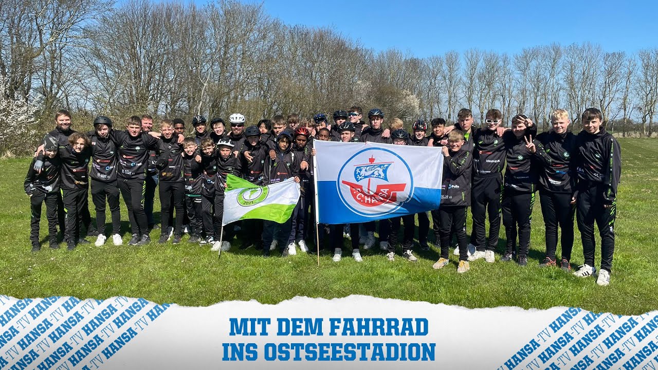 🚲Mit dem Fahrrad von Dänemark ins Ostseestadion | Wir sind Hansa🔵⚪❤