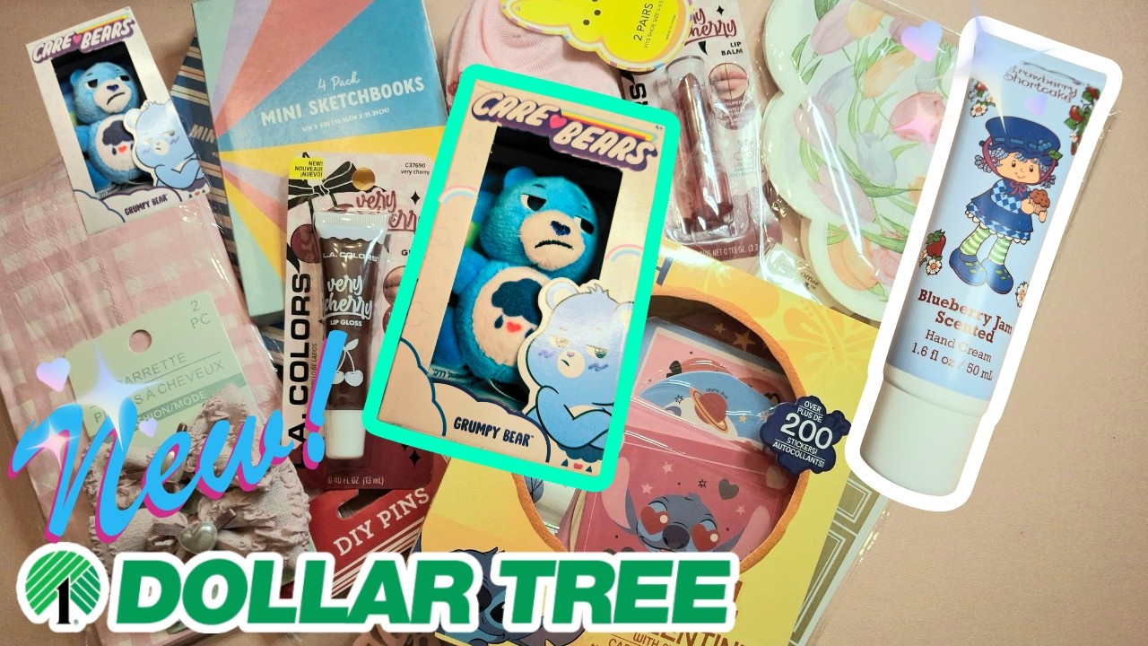 NEW Dollar Tree Finds! 🧸🌈Care Bears & Cute Spring Stuff