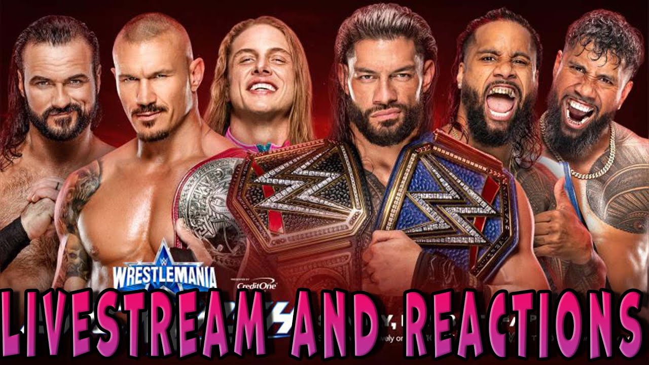 Wrestlemania Backlash 2022 (Livestream & Reactions)