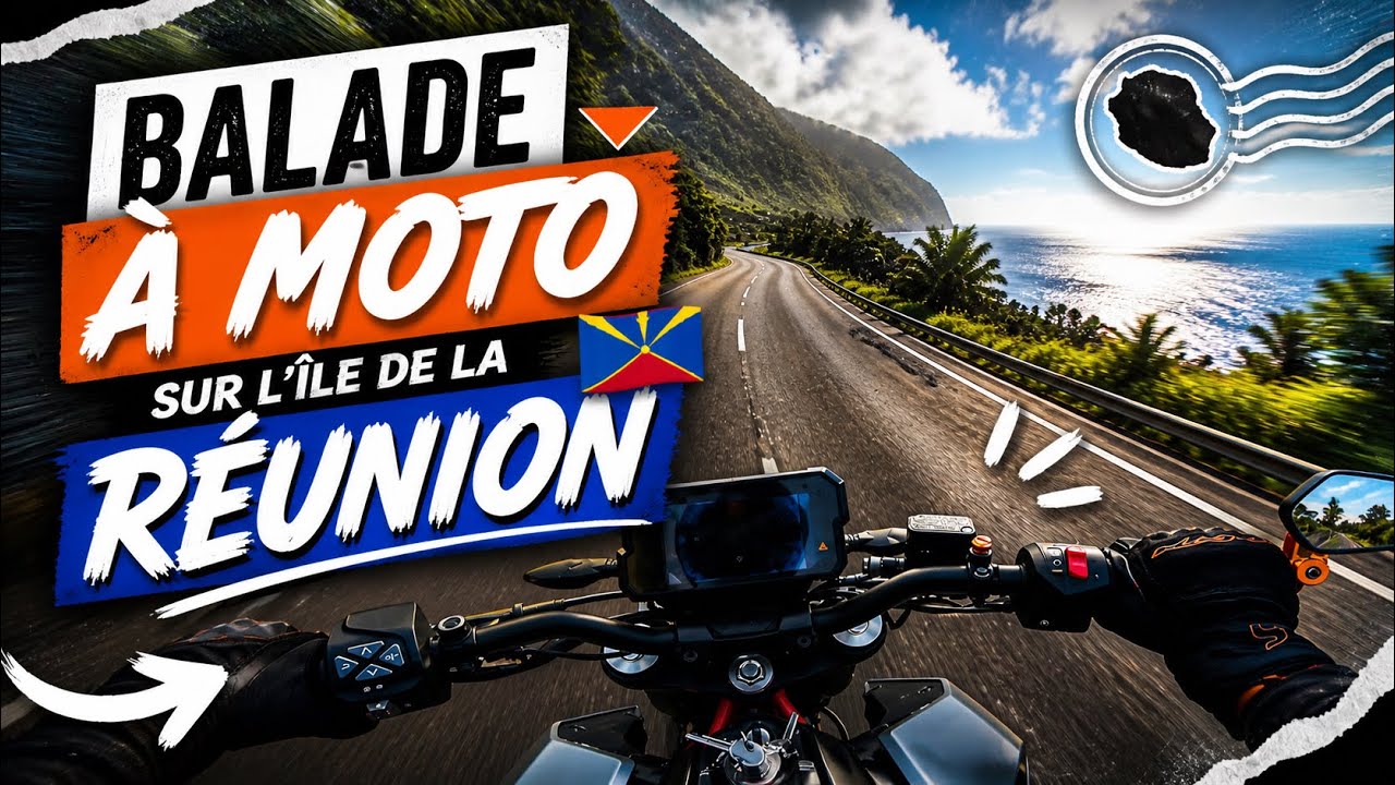 BALADE À MOTO SUR L’ÎLE DE LA RÉUNION 🇷🇪 !