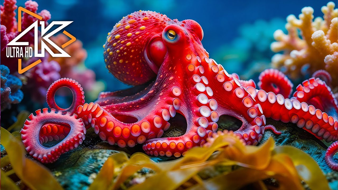 Underwater Wonders 8K - Dive Into the Best Aquarium & Explore Sea Animals in The Best 8K ULTRA HD