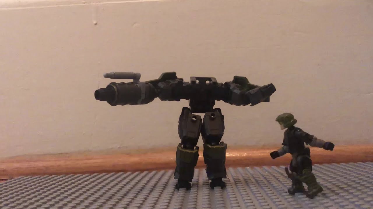 Mega constructs halo mark 1 prototype EXOsuit stop Motion build
