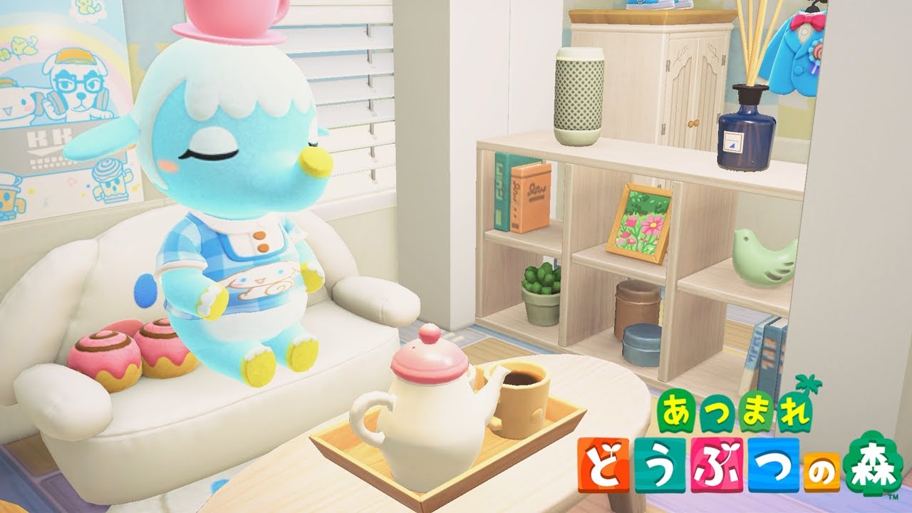 シナモロールなお部屋　253～255日目【あつまれどうぶつの森】