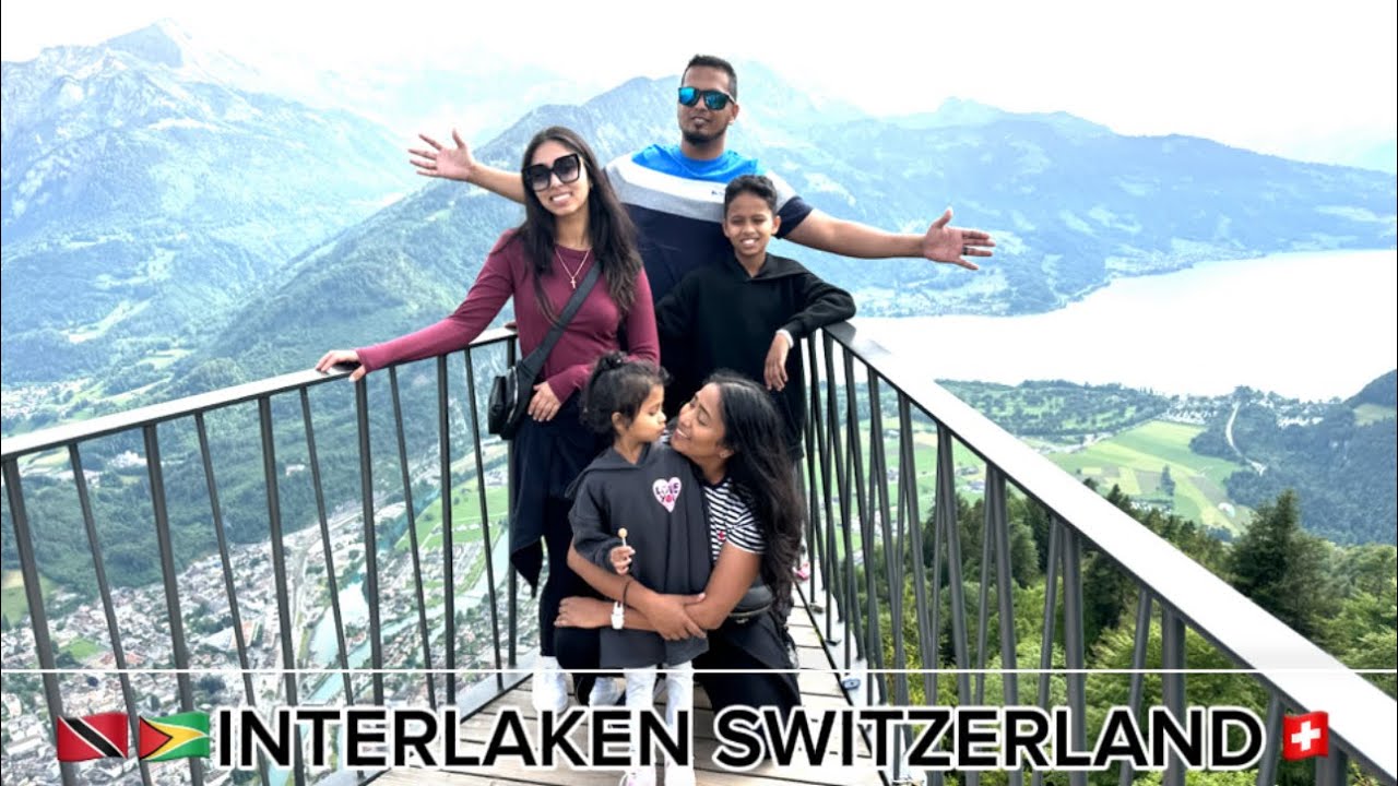 HARDER KULM INTERLAKEN🇨🇭 #switzerland #harderkulm #family #triniyoutuber #fun