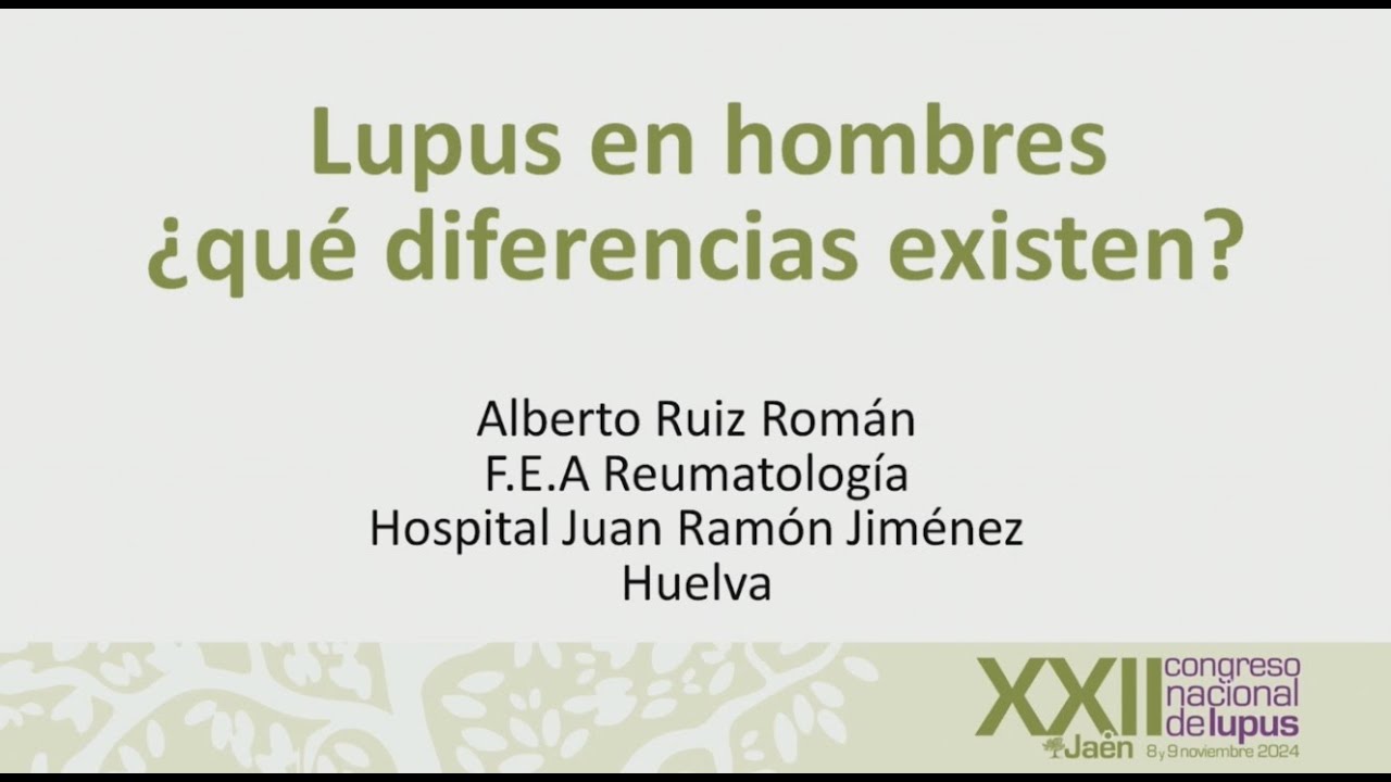 Ponencia del Dr. Alberto Ruiz Román sobre 