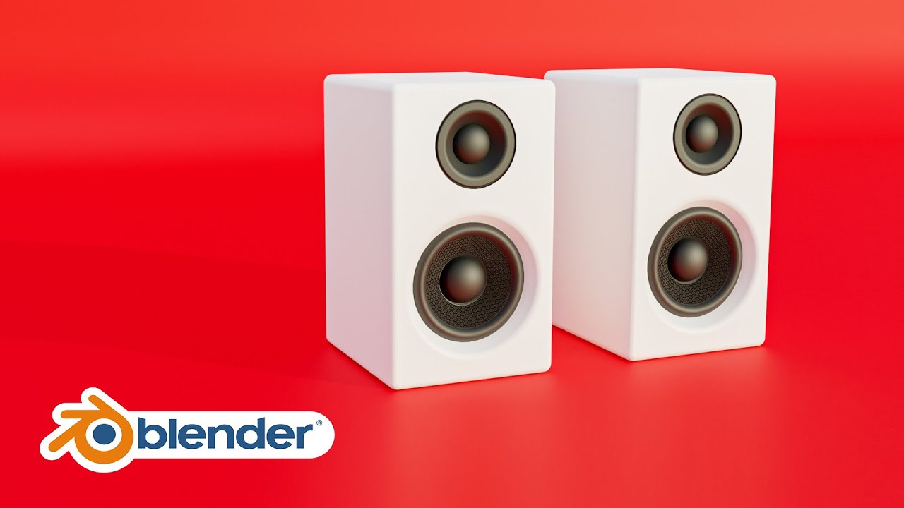 Create a Speakers in Blender - 3D Modeling | @PSDPRO