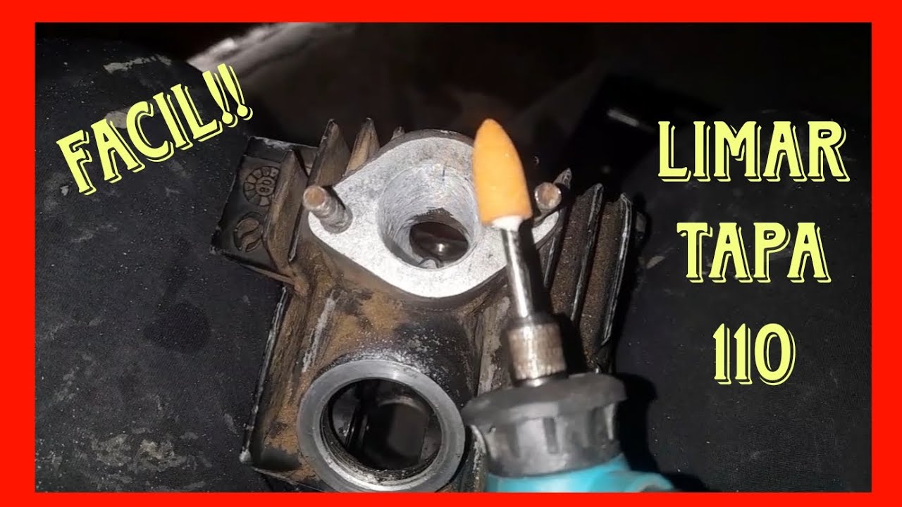 como LIMAR la TAPA de cilindro de MOTO 110 / 110 DE CALLE!! 