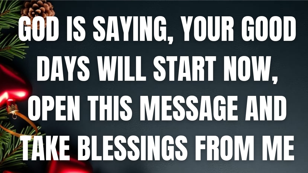 Бог говорит: ваши хорошие дни начнутся прямо сейчас, откройте это сообщение и... #посланиебога #п...