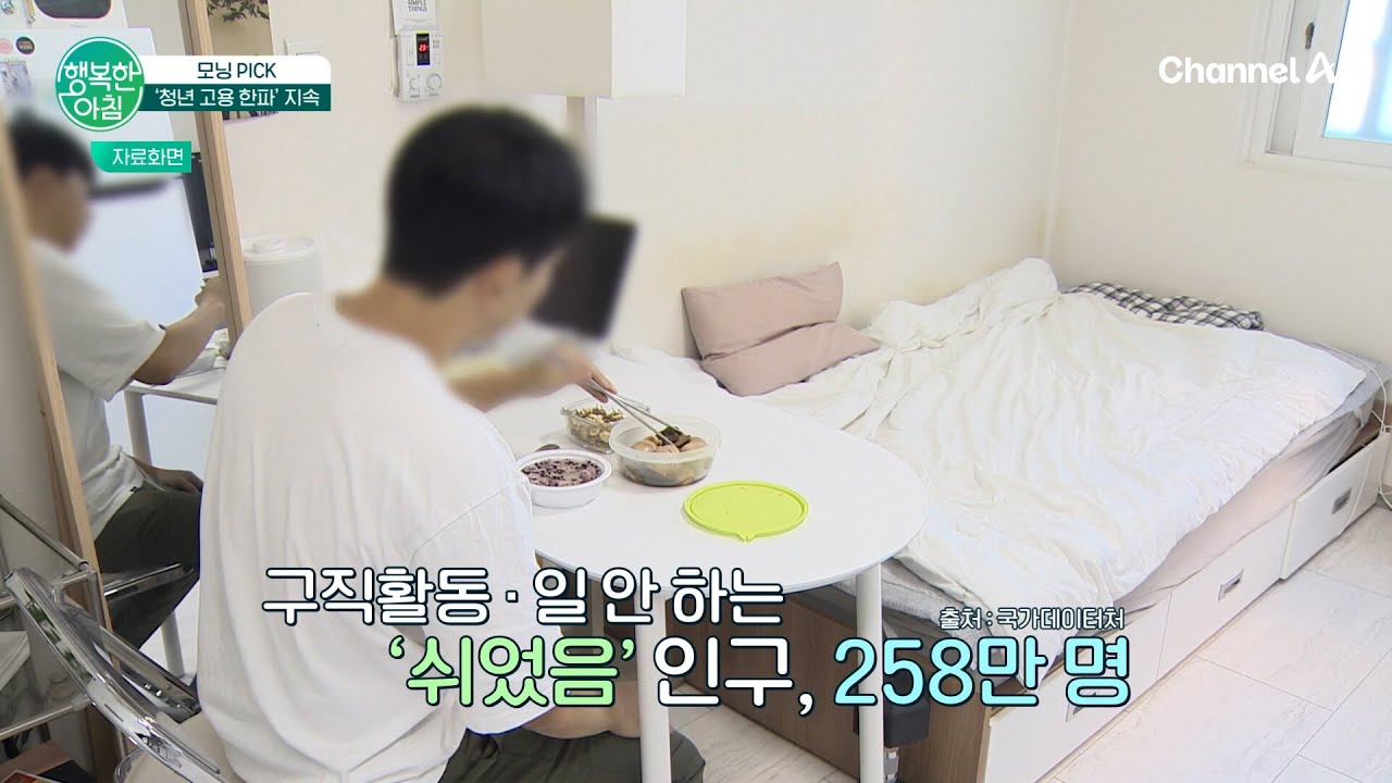 청년 실업자 구직 단념을 넘어 자포자기.. | 행복한 아침 1733 회