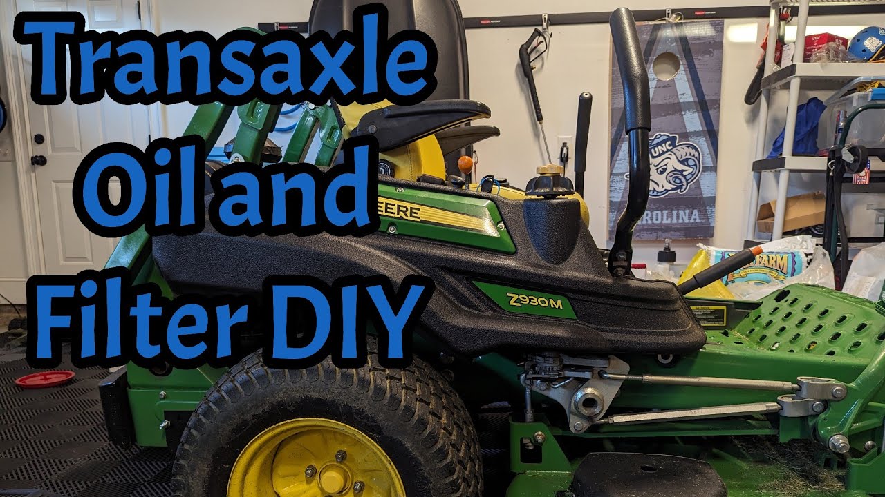 John Deere 930M - Transmission Oil and Filter Change (Transaxle)