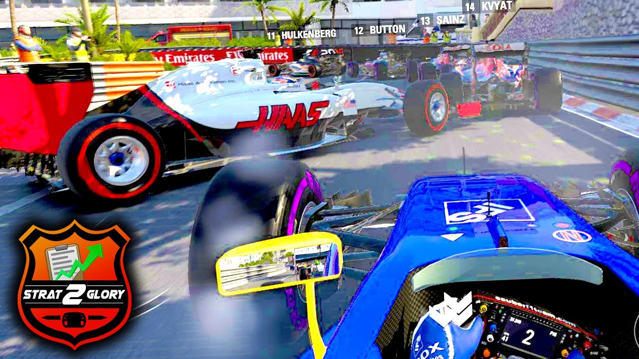 T-BONE CRASH AT MONACO - F1 2016 Strat-2-Glory #6