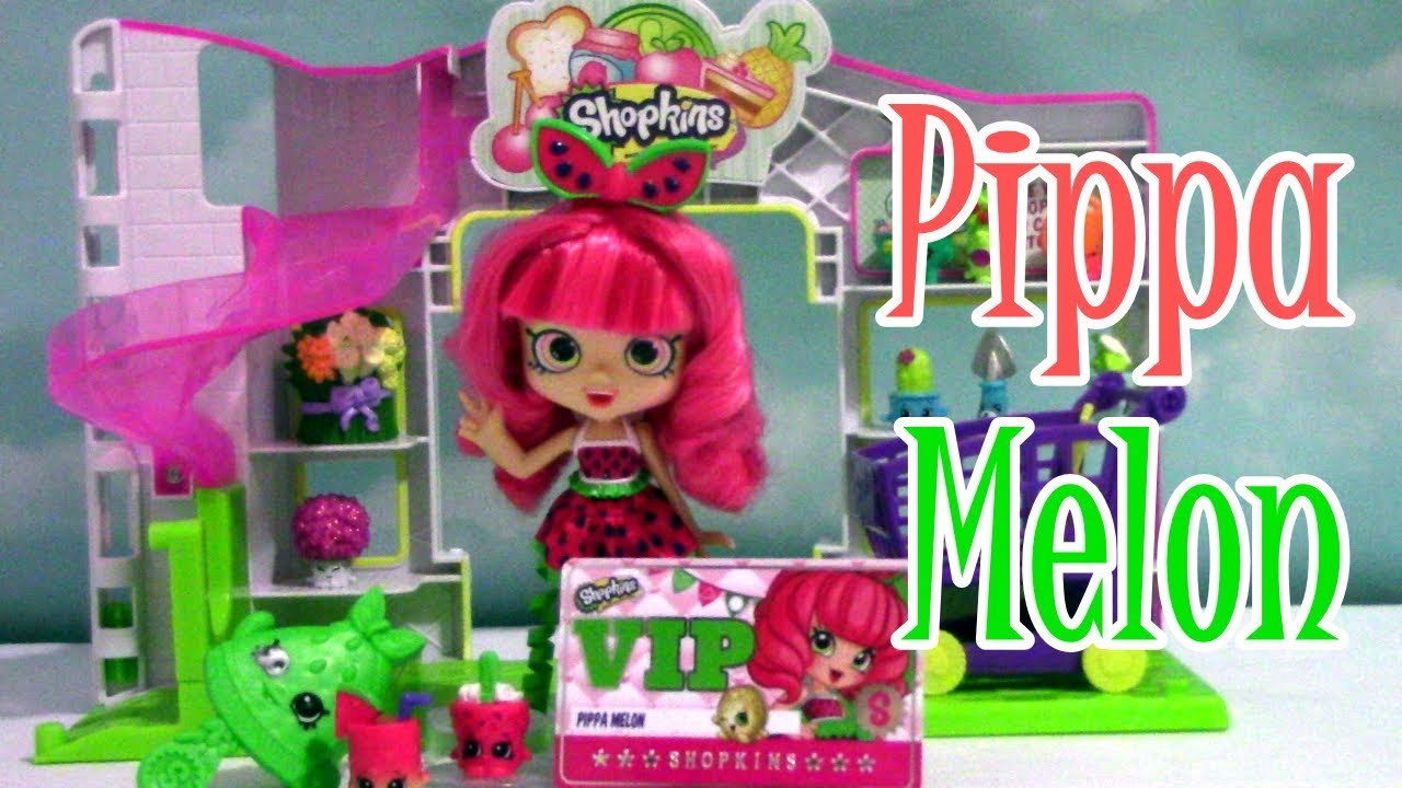 Pippa Melon Shoppie Doll Shopkins Unboxing Toy Review