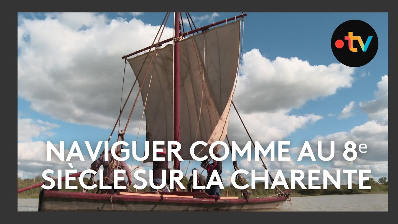 Archéologie : naviguer sur la Charente comme au 8ᵉ siècle avec une barque mérovingienne