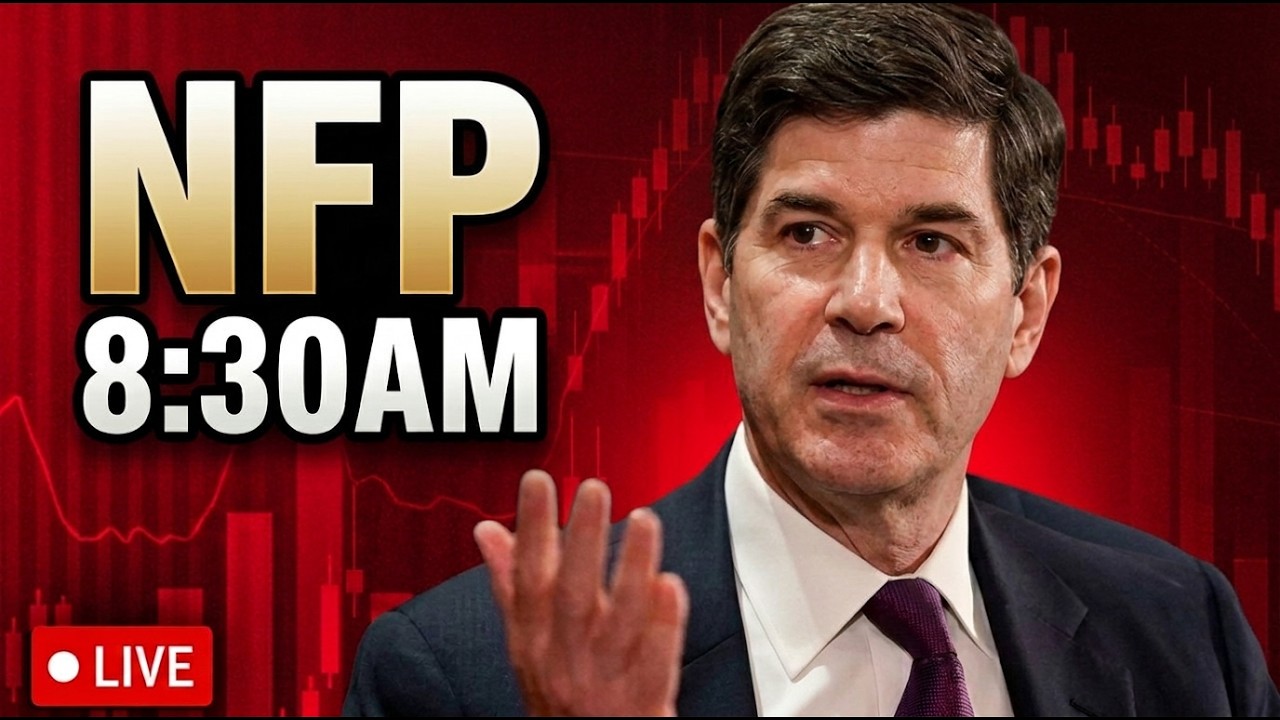 🔴NFP JOBS REPORT SHOCKING NEGATIVE! PAYROLL SHOCK MARKETS? | LIVE TRADING
