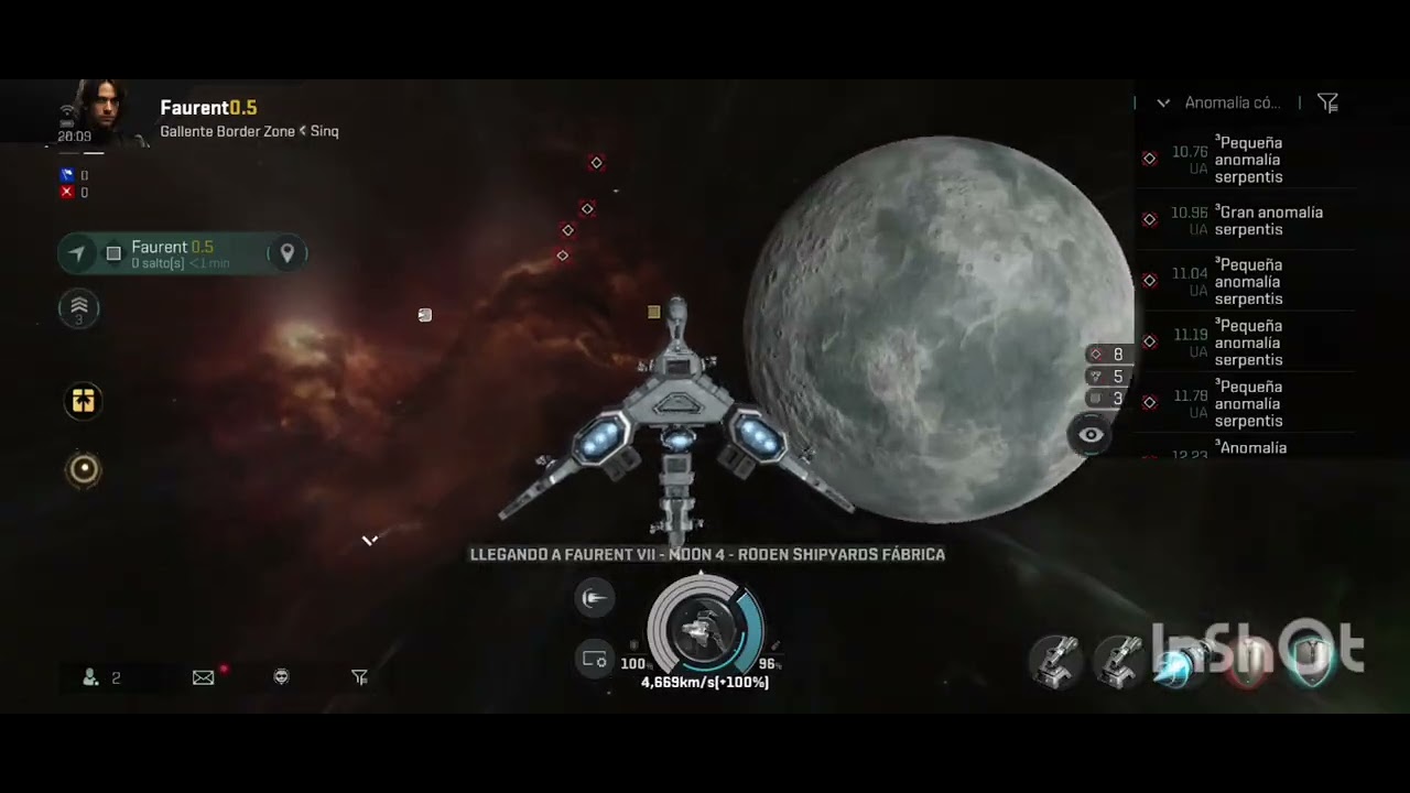 Merlín, fitteo y anomalías en seguridad 05 ll EVE Echoes para jugadores Alpha