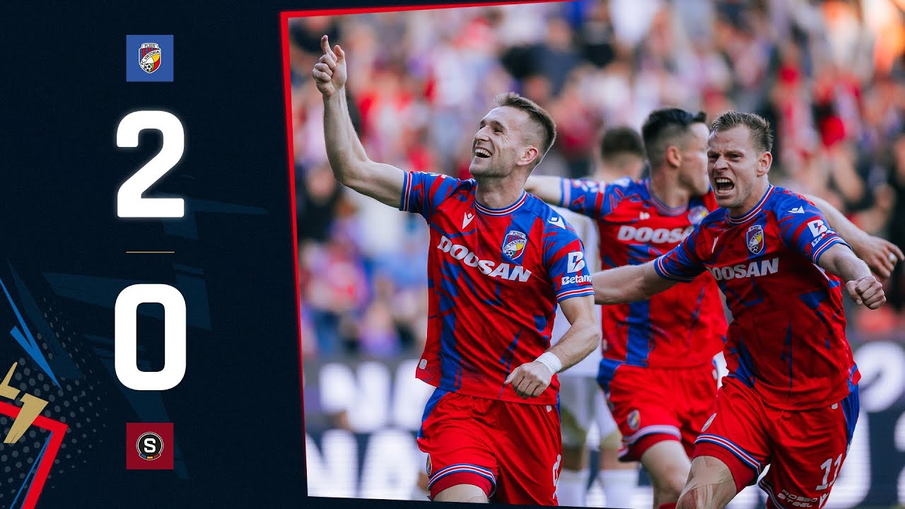 SESTŘIH: 1. kolo finále Chance ligy - FC Viktoria Plzeň vs. AC Sparta Praha