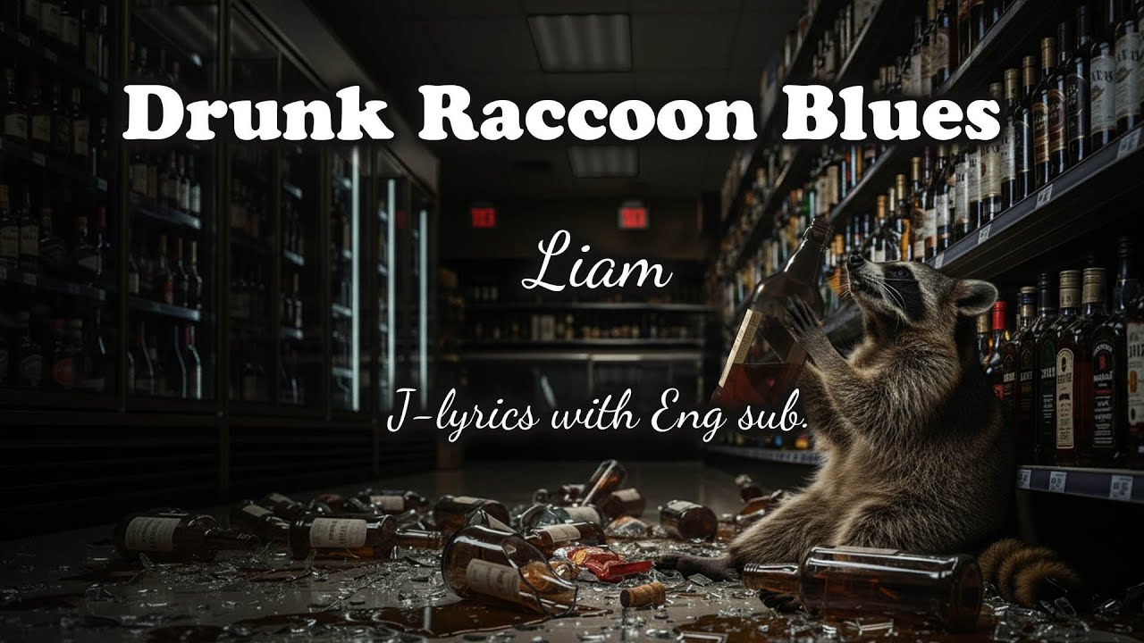 Drunk Racoon Blues (J-lyrics with Eng sub.) (泥酔アライグマ ブルース) Liam
