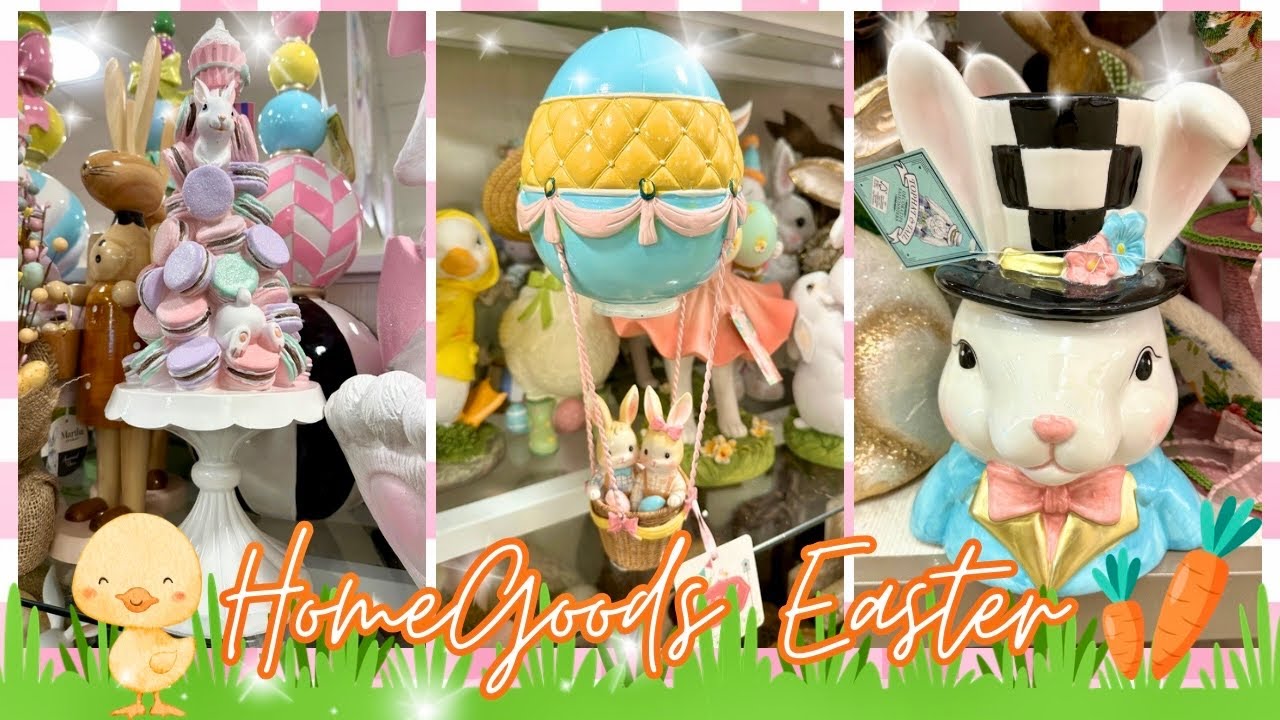 HomeGoods Easter 2026 🥕This Might Be Their BEST Year Yet 🧡✨#homegoods  #easter2026 #trending 