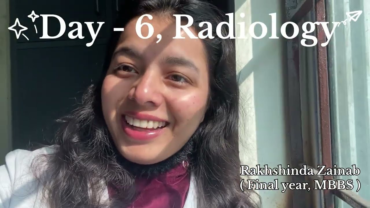 Day - 6 | Elective Duty | Radiology | Madhubani Medical College | Vlog 6 🌝✨ #medico #vlog #radiology