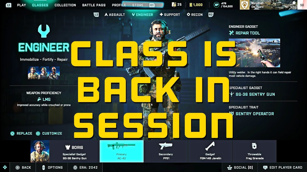 Classes return to Battlefield 2042!