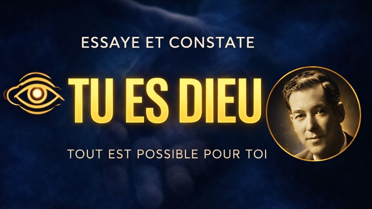 TU ES DIEU ! ✨ METS TOI À L’ÉPREUVE  LE PREMIER PRINCIPE DE NEVILLE GODDARD