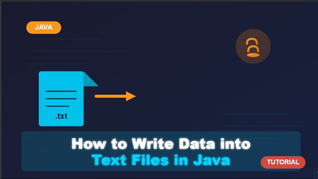 How to Write Data into Text Files in Java