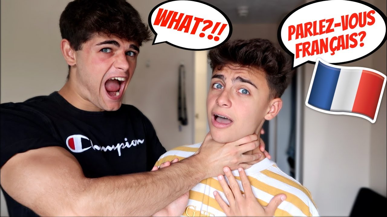 SPEAKING ONLY FRENCH TO MY BOYFRIEND FOR 24 HOURS (Gay Couple Pranks)